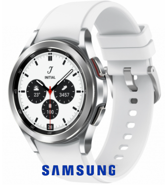 שעון חכם Samsung R880 - Galaxy Watch4 Classic 42mm Silver - C000088011