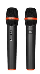 זוג מיקרופונים אלחוטיים JBL UHF MIC-300